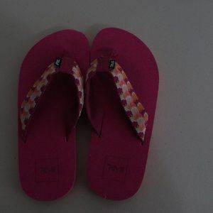 Girls Pink Teva - Size 4